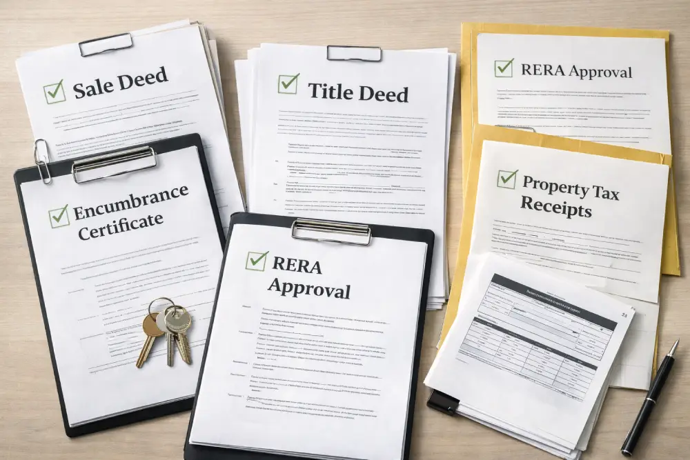 Checklist of documents required to buy property in India